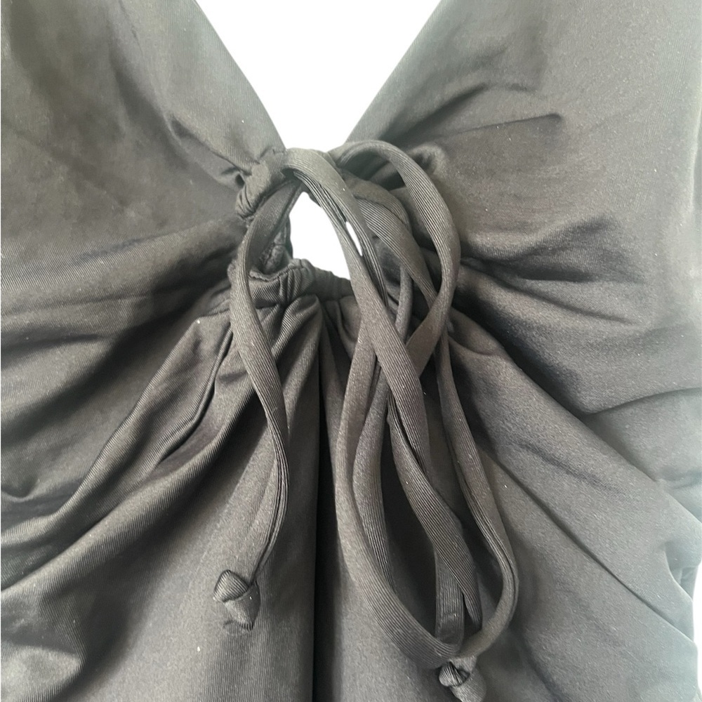 L*Space Black One Piece Swimsuit with Plunging V-Neckline - Picture 4 of 5